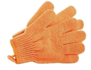 The Body Shop Перчатки банные, оранжевые Exfoliating Bath Gloves