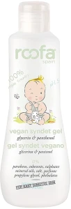 Roofa Синдет гель-пенка для ванны веганская, без аромата, c рождения Baby Vegan Glycerin Syndet Soap