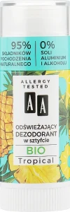 AA Освіжальний дезодорант-стік Bio Tropical Deodorant Stick
