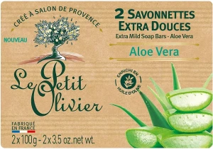 Le Petit Olivier Мыло экстранежное с экстрактом алоэ вера Aloe Vera