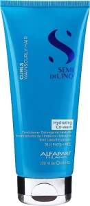 Alfaparf Зволожувальний ко-вошинг кондиціонер для в'юнкого волосся Semi Di Lino Curls Hydrating Co-Wash Conditioner