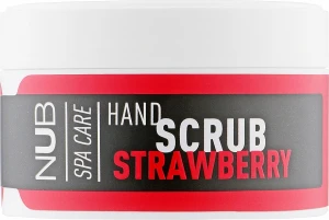 NUB Скраб для рук Spa Care Hand Scrub Strawberry