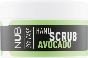 NUB Скраб для рук Spa Care Hand Scrub Avocado