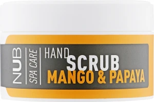 NUB Скраб для рук Spa Care Hand Scrub Mango Papaya