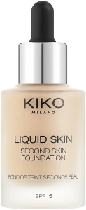 Kiko Milano Liquid Skin Second Skin Foundation Тональная основа