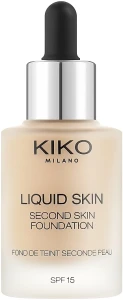 Kiko Milano Liquid Skin Second Skin Foundation Тональна основа