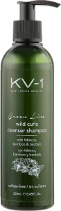 KV-1 Шампунь для вьющихся волос без сульфатов Green Line Wild Curls Cleanser Shampoo