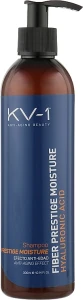KV-1 Шампунь с экстрактом меда, пантенолом и гиалуроновой кислотой Fiber Prestige Moisture Shampoo