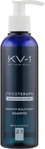 KV-1 Шампунь очищающий против перхоти, сухая себорея, 2.1 Tricoterapy Dandruff Scalp Purify Shampoo