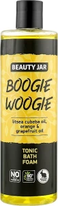 Beauty Jar Тонізувальна піна для ванни з олією літцеї кубеба, апельсина та грейпфрута Boogie Woogie Tonic Bath Foam