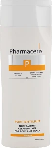 Pharmaceris Гель для миття шкіри голови і тіла P Puri-Ichtilium Body and Scalp Wash Gel