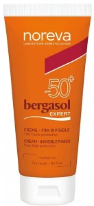 Noreva Laboratoires Сонцезахисний крем Bergasol Expert Invisible Finish Cream SPF 50+