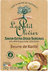 Le Petit Olivier Мыло экстранежное, с экстрактом масла ши Vegetal Oils Soap