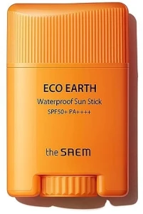 The Saem Водостойкий солнцезащитный стик для лица Eco Earth Waterproof Sun Stick SPF50+ PA++++