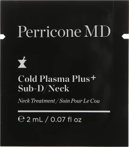 Perricone MD Антивіковий крем-сироватка для обличчя, шиї, підборіддя й зони декольте Cold Plasma Plus+ Sub-D/Neck (пробник)