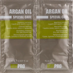KayPro Набор Special Care Argan Oil (shmp/15ml + h/mask/15ml)