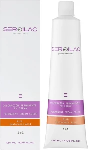 Sergilac Перманентная крем-краска для волос The Color With Hyaluronic Acid