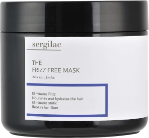 Sergilac Маска для волос с антистатическим эффектом The Frizz Free Mask