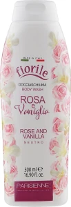 Parisienne Italia Гель для душа "Роза и ваниль" Fiorile Body Wash Rose And Vanilla