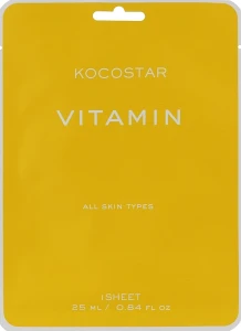 Kocostar Антиоксидантна маска для сяйва шкіри з вітамінами Vitamin Mask