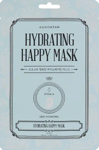Kocostar Зволожувальна тканинна маска для обличчя Hydrating Happy Mask