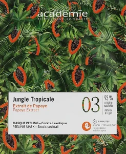 Academie Маска-пілінг "Екзотичний коктейль" Jungle Tropicale Peeling Mask Exotic Cocktail