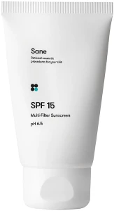 Sane Дневной крем с SPF 15 SPF 15 Multi-Filter Sunscreen pH 6.5