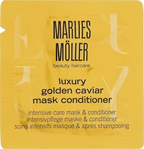 Marlies Moller Маска-кондиционер для волос с экстрактом черной икры Luxury Golden Caviar Mask Conditioner (пробник)