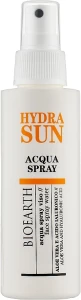 Bioearth Освіжальний спрей для обличчя з алое вера та гіалуроновою кислотою Hydra Sun Acqua Spray