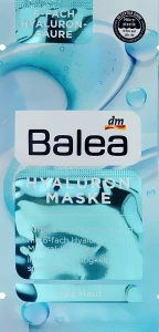 Balea Маска для лица с гиалуроновой кислотой