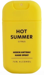 HiSkin Спрей для дезинфекции рук "Цитрус" Antibac Hand Spray Hot Summer