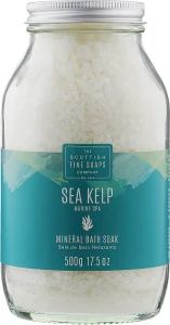 Scottish Fine Soaps Соль для ванны Sea Kelp Marine Spa Mineral Bath Soak (в стеклянной банке)