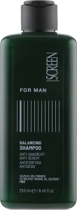 Screen Чоловічий шампунь балансувальний проти лупи й себореї For Man Balancing Shampoo