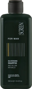 Screen Мужской шампунь с антижелтым эффектом For Man Silverising Shampoo
