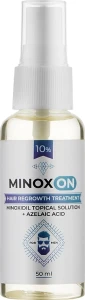 MINOXON Лосьйон для росту волосся 10% Hair Regrowth Treatment Minoxidil Topical Solution + Azelaic Acid 10%