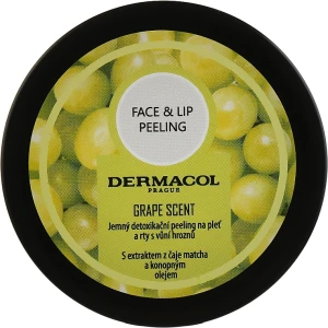 Dermacol Скраб для обличчя й губ "Виноград" Face & Lip Peeling Grape Scent Peeling