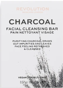 Revolution Skincare Мыло для лица Charcoal Purifying Facial Cleansing Bar
