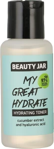 Beauty Jar Увлажняющий тоник с экстрактом огурца и гиалуроновой кислотой My Great Hydrate Hydrating Toner