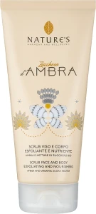 Nature's Zucchero d'Ambra Scrub Face And Body Скраб для лица и тела