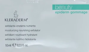 Kleraderm Епідерм-гомаж, делікатний, для обличчя Beauty Epiderm Gommage