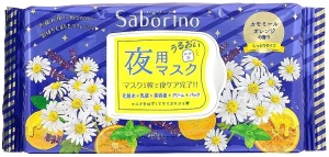 BCL Маска-салфетка вечерняя с ароматом ромашки и апельсина Saborino Good Night Sheet Mask