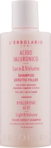 L’Erbolario Шампунь для волосся з гіалуроновою кислотою й рослинним кератином Acido Ialuronico Luce & Volume Shampoo Effetto Filler
