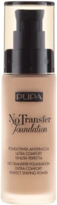 Pupa No Trace Foundation Тональная основа