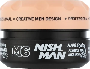 Nishman Матовий віск для укладання волосся Hair Styling Pliable Matte Inca Inchi M6