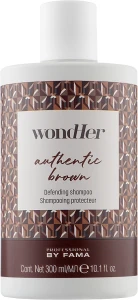 Professional By Fama Шампунь для коричневих відтінків Wondher Authentic Brown Defending Shampoo