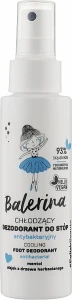 Floslek Антибактеріальний дезодорант для ніг Balerina Cooling Foot Deodorant Antibacterial