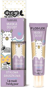 Floslek Маска для губ "Стильна груша" Lip Mask Trendy Pear