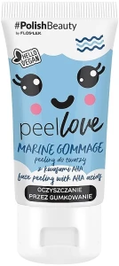 Floslek Пилинг-гоммаж для лица с AHA-кислотами peelLOVE Marine Gommage Face Peeling With AHA Acids