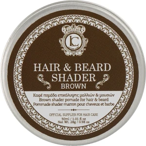 Lavish Care Коричнева помада для камуфляжу бороди й волосся Brown Beard And Hair Shader Pomade