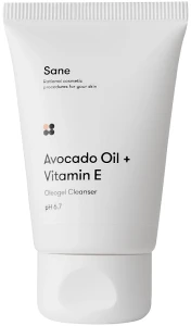 Sane Гидрофильное масло для лица Avocado Oil + Vitamin E Oleogel Cleanser